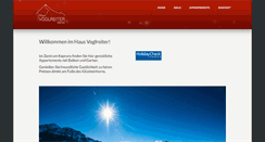 Desktop Screenshot of haus-voglreiter.at